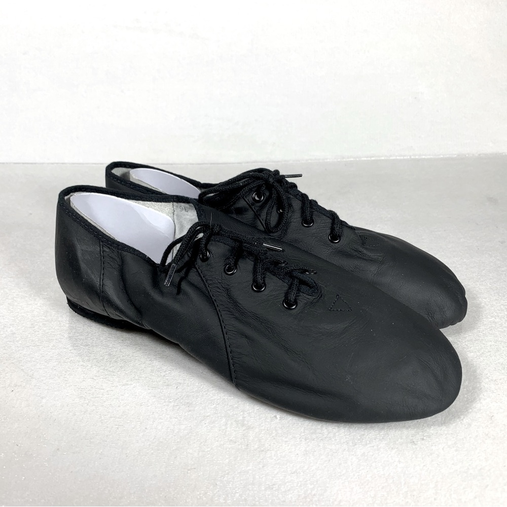 NEW Bloch Dance Women's Jazzsoft Split Sole Leather Jazz Shoe in Black Size 9